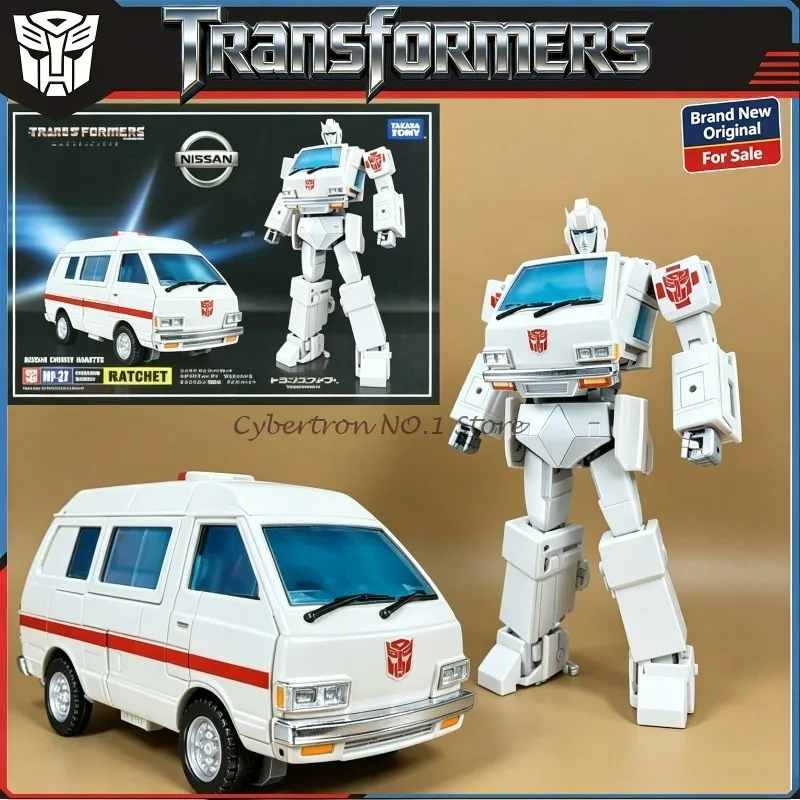 Nuevo en Stock, Juguetes Transformers Originales, Serie MP, MP-30 KO Ratchet, Modelo de Robot Coleccionable, Figura de Acción, Juguete de Regalo