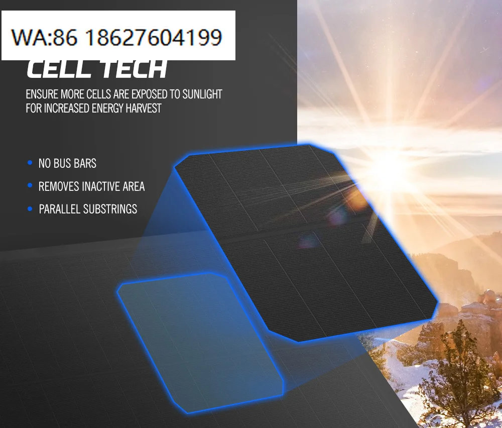ETFE Foldable Solar Panel, Portable Flexible Module RV Marine Camping Off Grid Power Generation