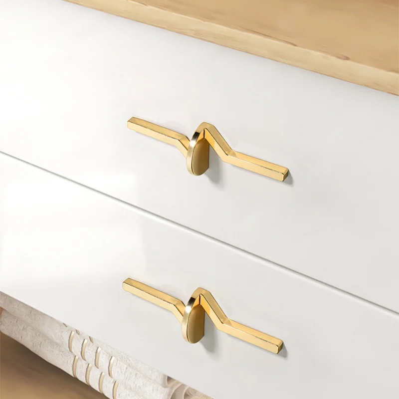 Creative Irregular Furniture Handles in Various Shapes Drawer Pulls Zinc Alloy Cabinet Door Knobs Hardware