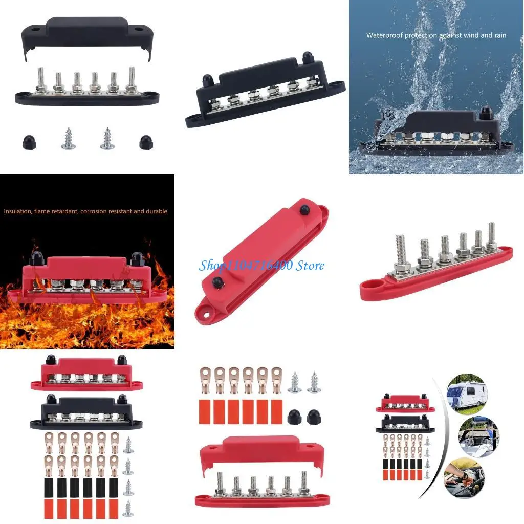 

y1gd Busbar Power Distribution Block Suitable For Automotive Vehicle Electrical Car Ground Battery Busbar With Terminal Studs