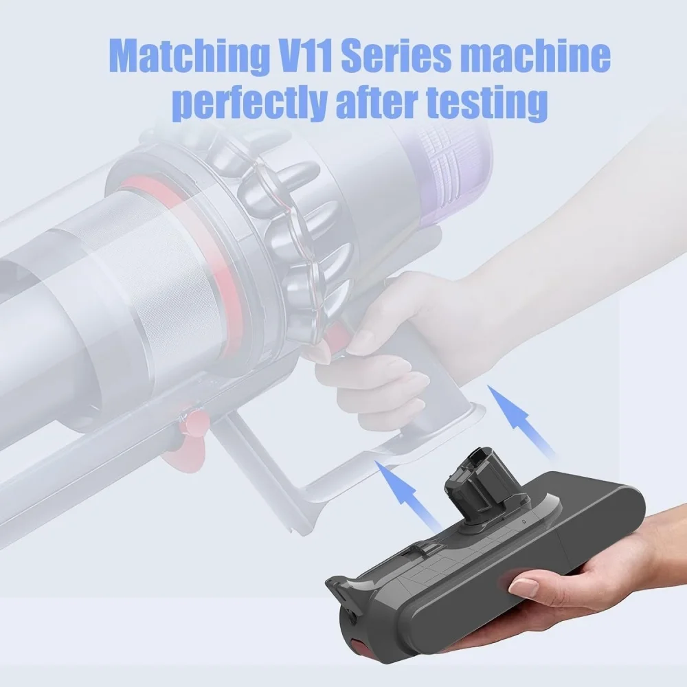 

25.2V 6000mAh For Dyson V11 SV14 SV15 Battery Serie Vacuum Cleaner Fluffy/ Absolute Extra / Absolute/ Animal 970145-02 Battery