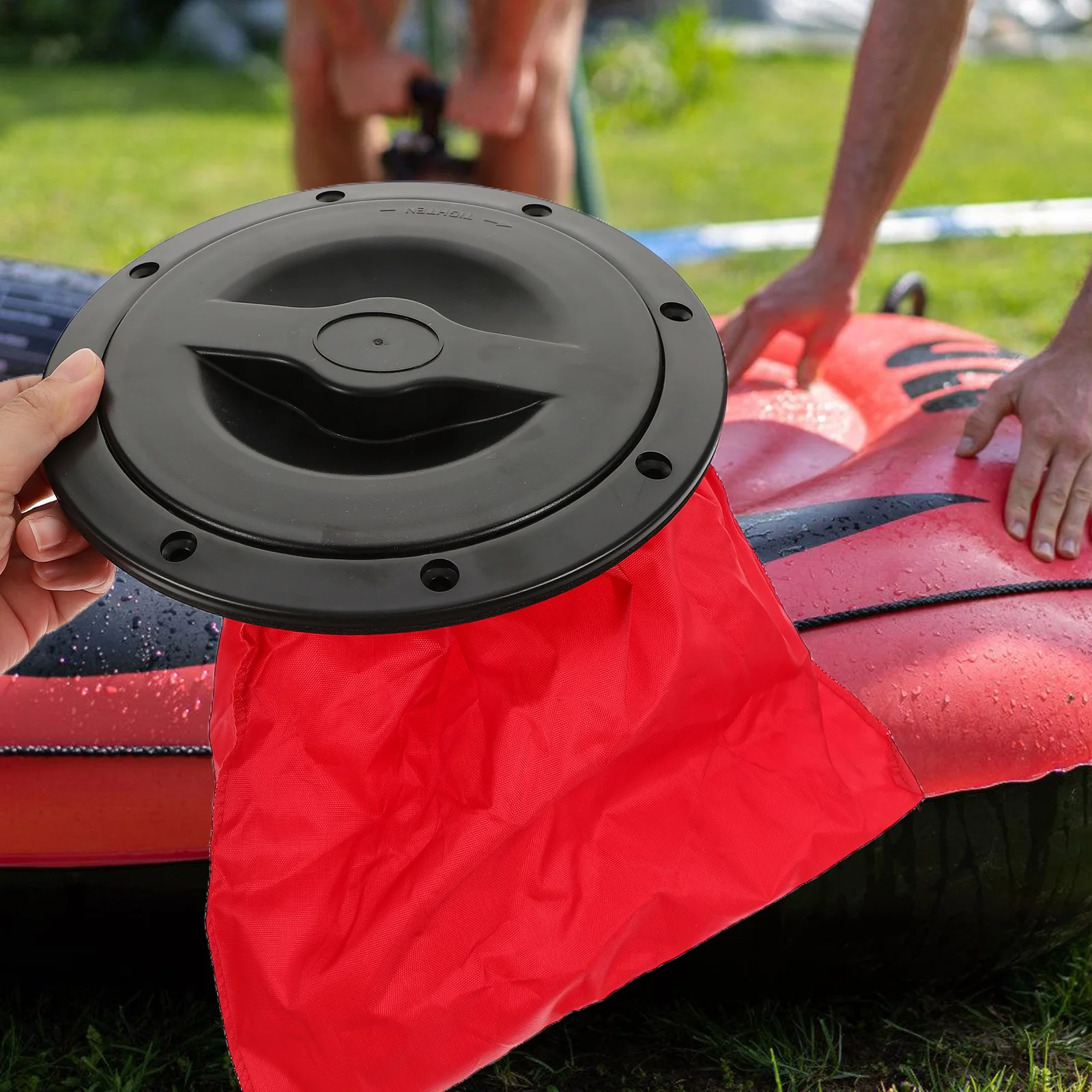 Kayak Hatchcover Waterproof ABS Heavy Duty Sealing Cover Portable Horizontal Vertical Installation for Boat Marine Hatch Lid