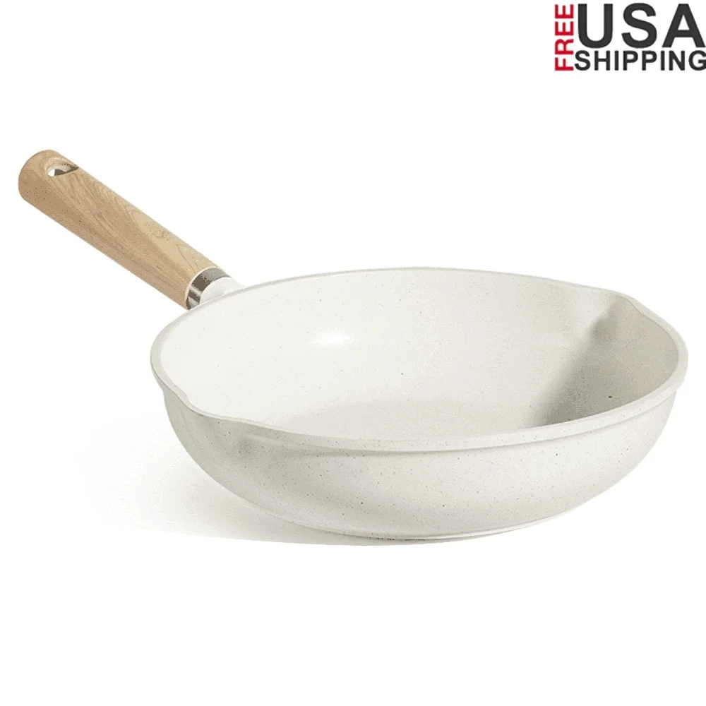 

Nonstick Induction Frying Pan 11 Inch Skillet Chef's Cookware Nonstick Coating Compatible All Stoves Easy Clean Omelet Pan