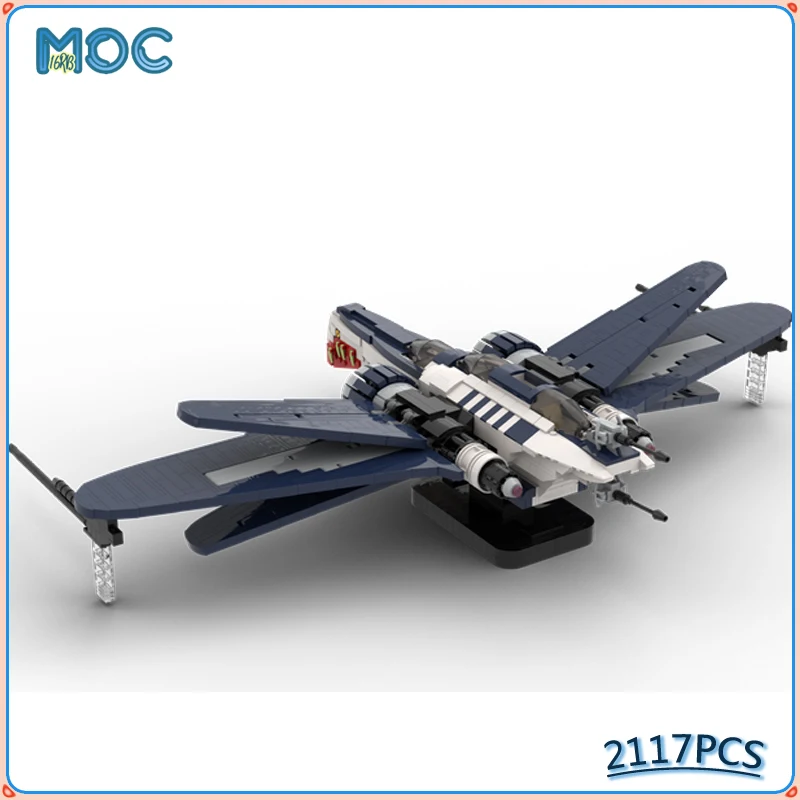 

Space War Movie Series Muunilinst 10 ARC-170 Starfighter MOC Building Block Battleship DIY Assembled Bricks Education Toys Gifts