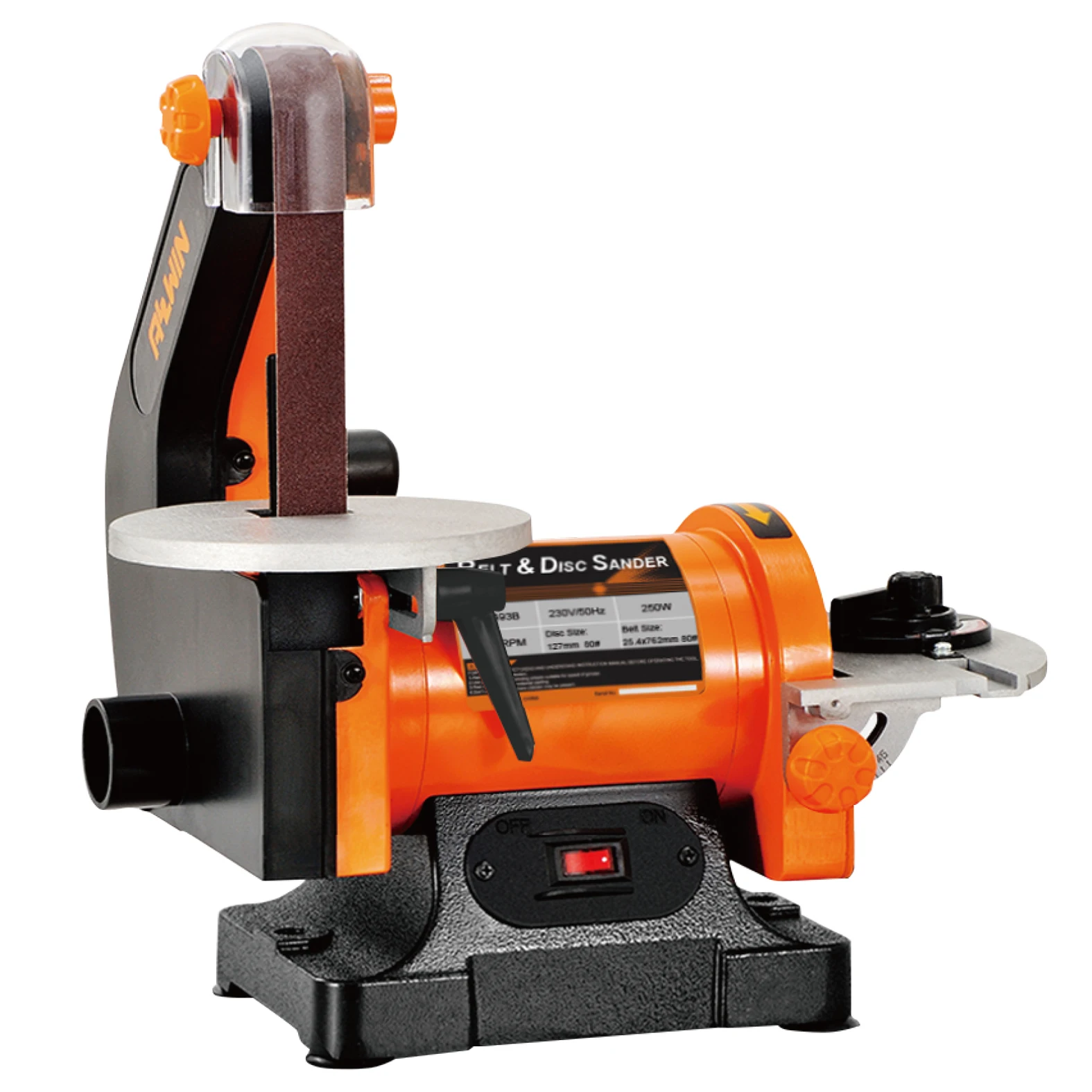 Allwin Electric Power Source Economical and Practical 1 Inch*30 Inch Belt and 5 Inch Disc Sander Tool