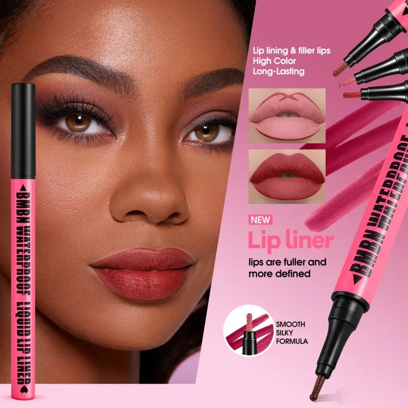 1PC Liquid Matte 4-Color Lipliner Pencil Waterproof Plumping Stain Lipstick Natural Lip Liner Outline Lips for Contour Makeup - view 5