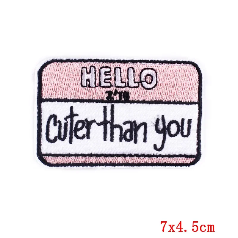 Iron On Patches for Clothes Garden Clothing Stickers Fabric Sewing Embroidered Patch Thermal Adhesive Applique Fusible Badges