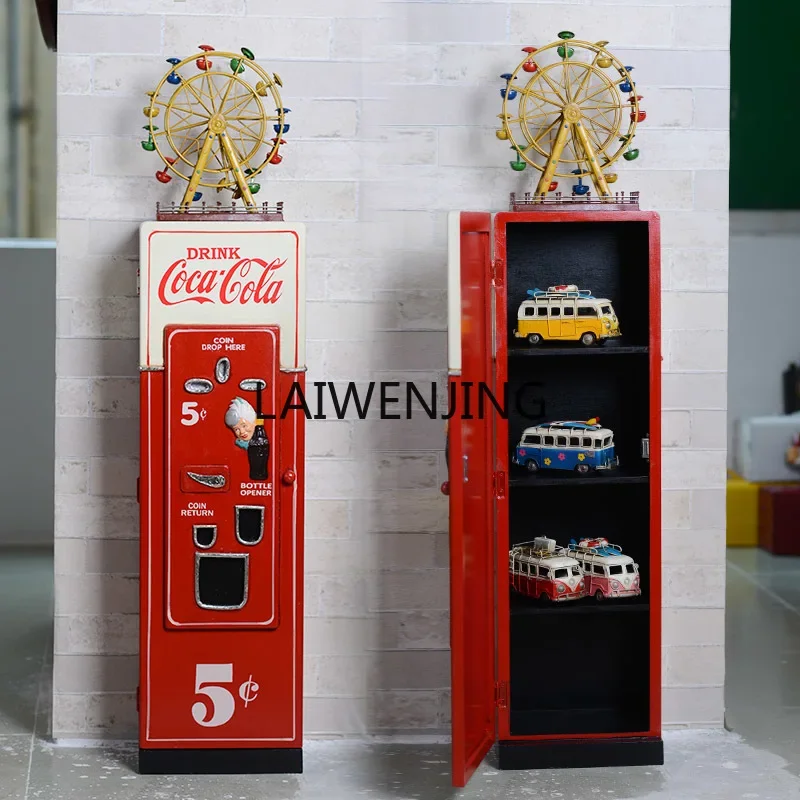 LYN American Coca-Cola vending machine model window floor-to-ceiling large-scale ornament