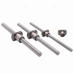 C5 Miniature Ball Screw SFK0801 8mm 10mm 0801 Length100 150 200mm with SFK Ball Nut 3D Printer