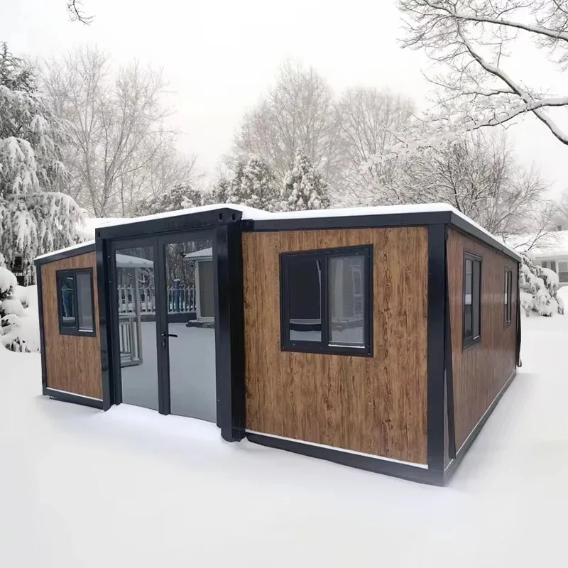 YG Customized Warm Prefabricated Expandable Container House 20ft Portable Soundproof Tiny House On Wheels Villa 40ft Prefab Home