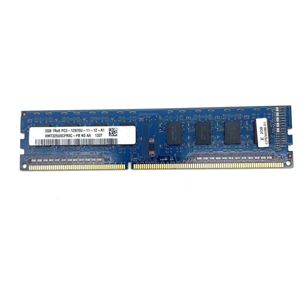 데스크탑 컴퓨터 메모리 DDR3 PC3-12800U, 하이닉스 2GB 1R * 8 에 적합