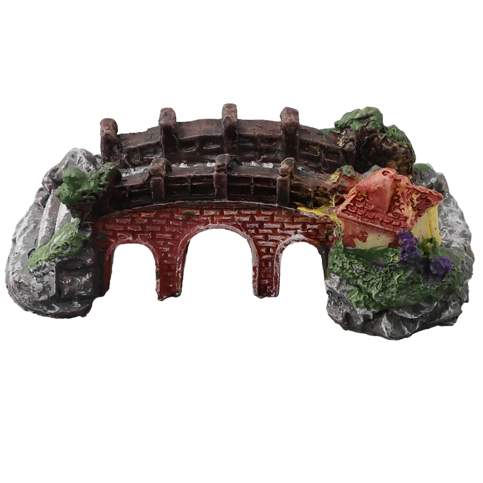 

Aquarium Bridge Landscape Rockery And Bridge Bridge Pavilion Tree Rockery For Fish Tank For Home Landscaping Accessories