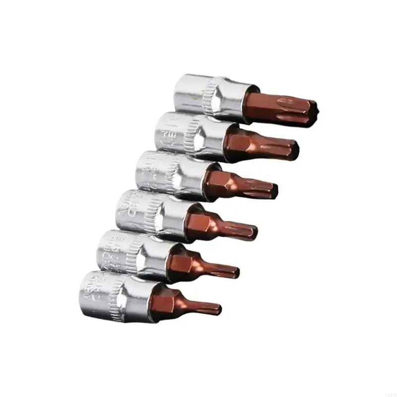 مجموعة من 6 multipurpose 1/4inch محرك الأقراص مرفق الأداة الميكانيكية العملية n2ud
