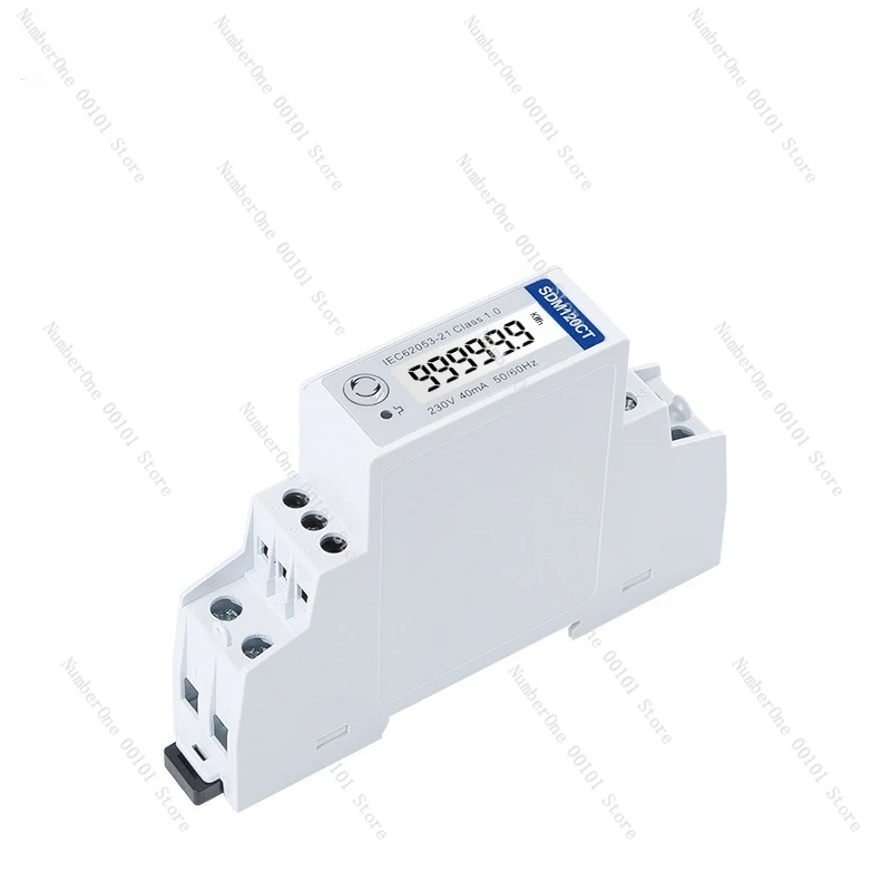 Sdm120ct-40ma single-phase rail energy meter transformer access rs485 modbus communication