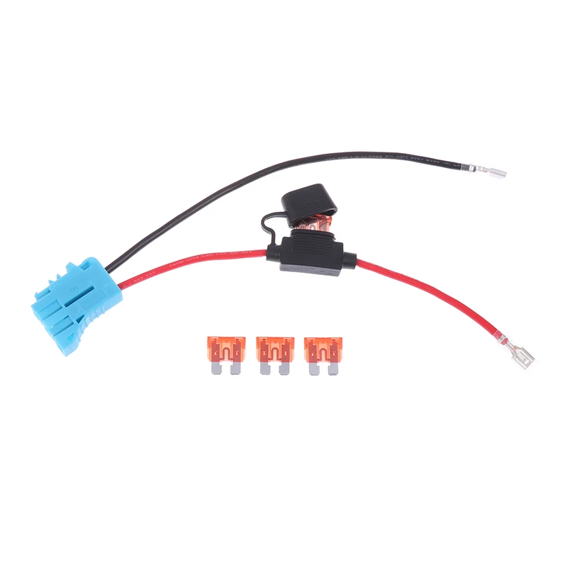 Wiring Harness Connector For Peg Perego 12V SLA Battery With Fuse Compatible Battery