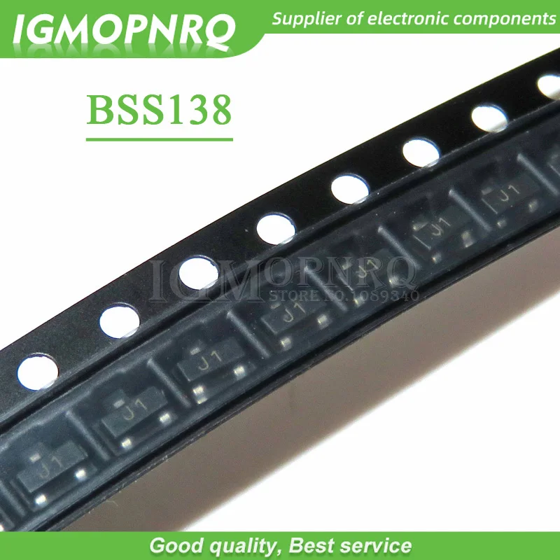 100 sztuk BSS138 MOSFET N-CH LOGIC SOT23-3 nowy oryginał