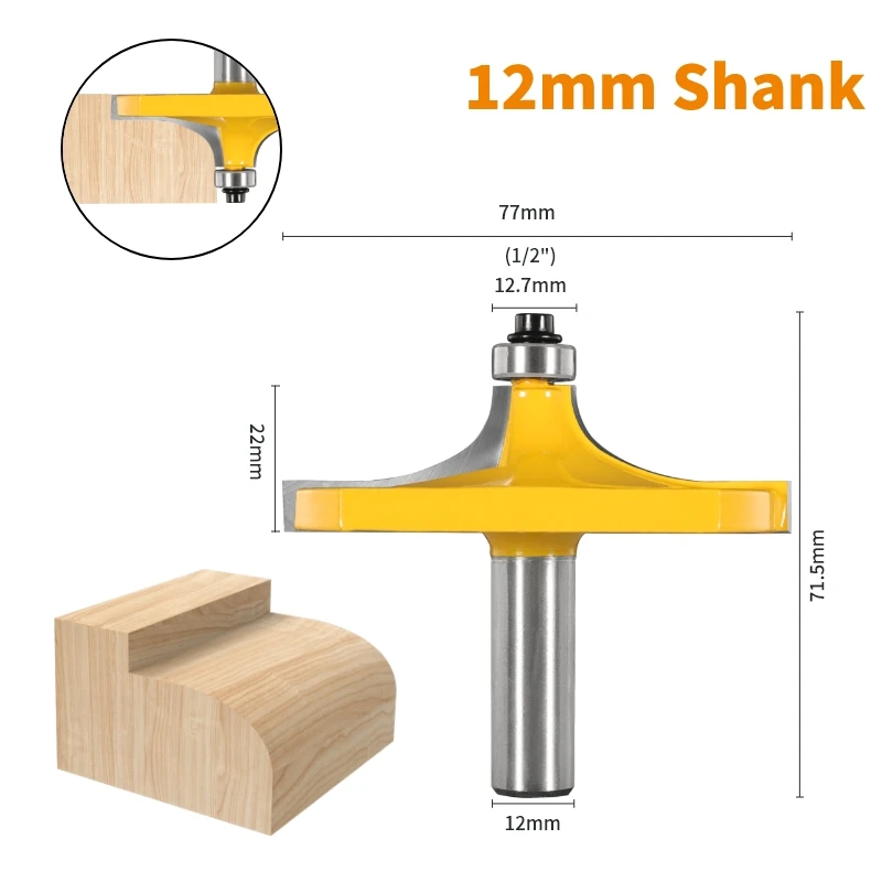 YUSUN 1PC Table EDGE Bit Router Bit Woodworking Milling Cutter For Wood Bit Wood Cutters Face Mill End Mill