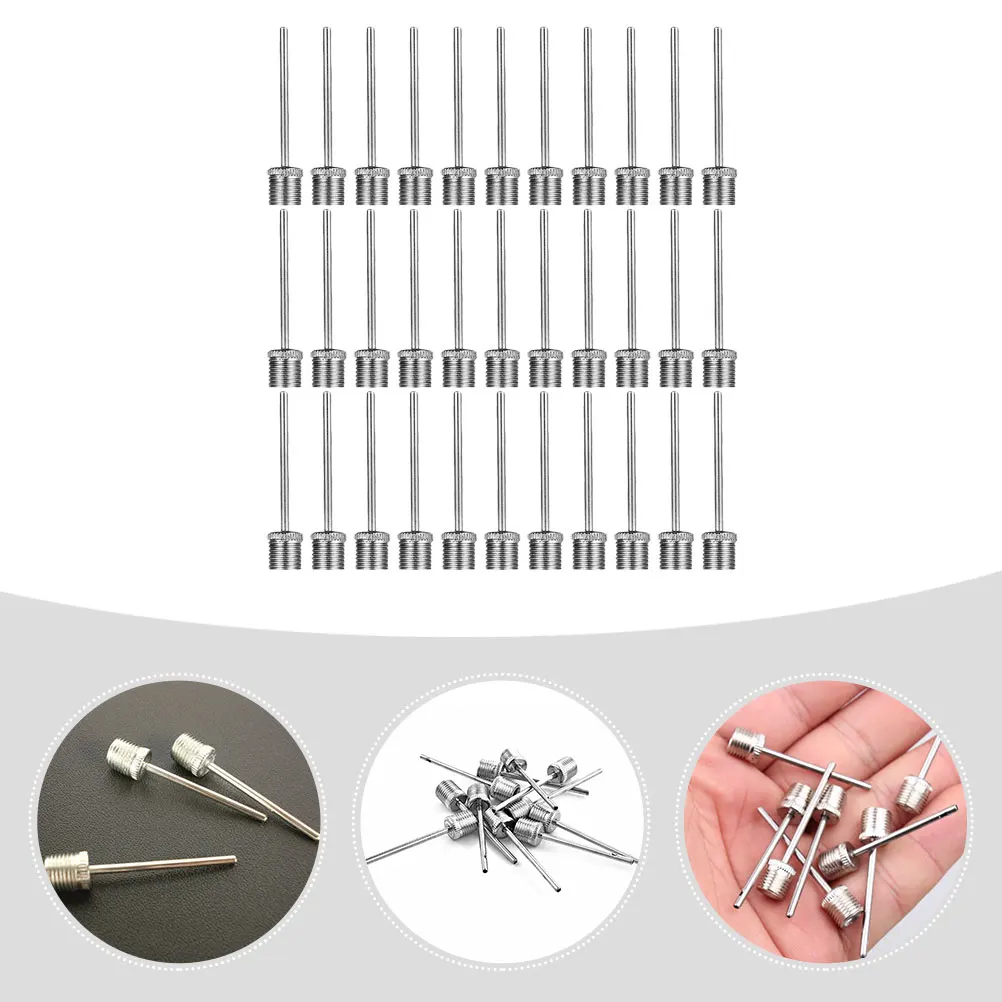 

50Pcs Ball Needle Convenient Professional Pump Needle for Basketball Soccer Volleyball Multi-Function Inflation Supply