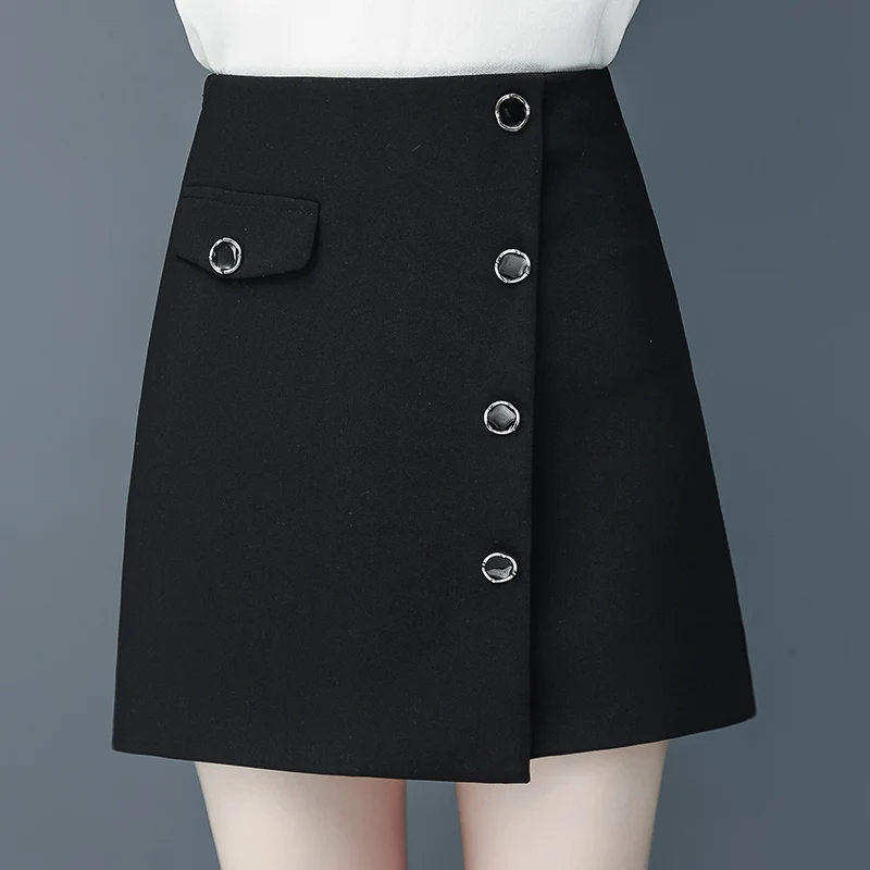 

Юбка А-силуэта с высокой талией: модная, универсальная, стройнящая модель для женщин. Новинка весна-лето. Элегантный стиль Dream Wisdom.