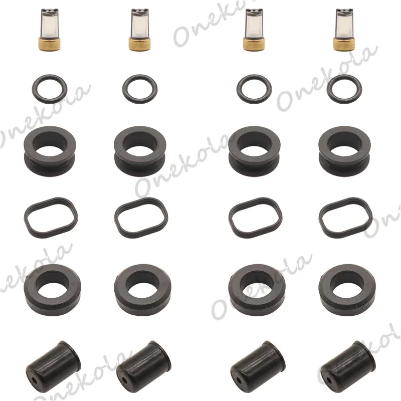 Fuel Injector repair kit Orings Filters for 23250-50010 FOR TOYOTA LEXUS SUPRA LS400 1UZFE V8 32v 90-93