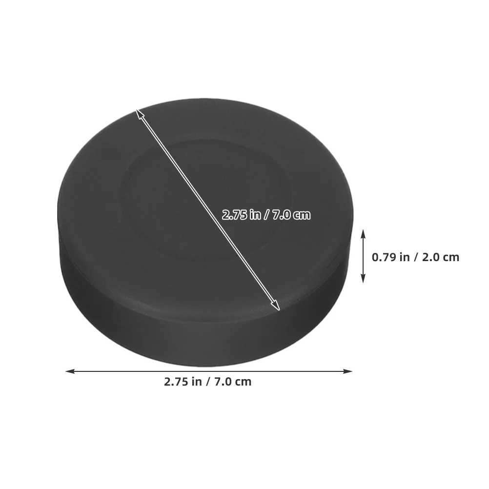3 Stück verstellbare PVC-Hockey-Pucks für Jugendliche und Erwachsene, Training, drinnen und draußen, langlebig, flach, matte Oberfläche, Straßenrollenbälle