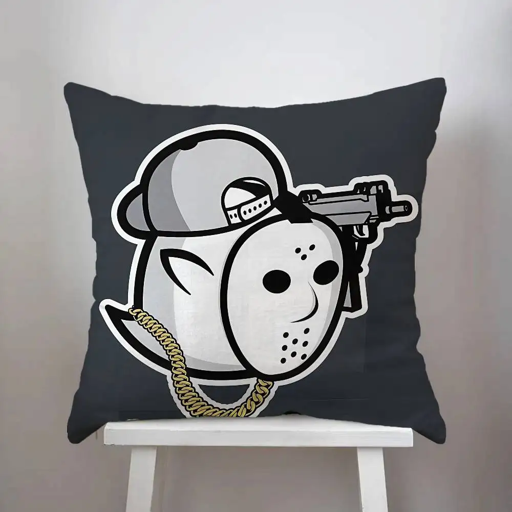 G-Ghostface K-Killah كيس وسادة ألبوم أريكة ديكور المنزل على الوجهين الطباعة قصيرة أفخم لطيف غطاء الوسادة