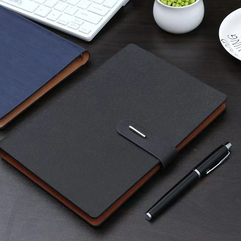 

A5 Binder Notebook PU Leather Refillable Business Planner Office School Supplies Study Journal