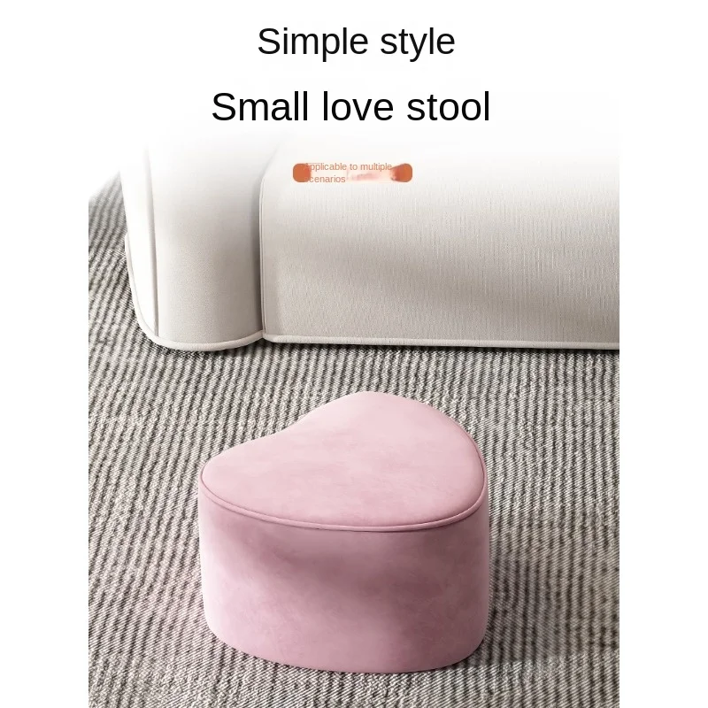 

Living room stools, family love low stools, doorstep shoe changing stools, children's cute benches, creative footstools