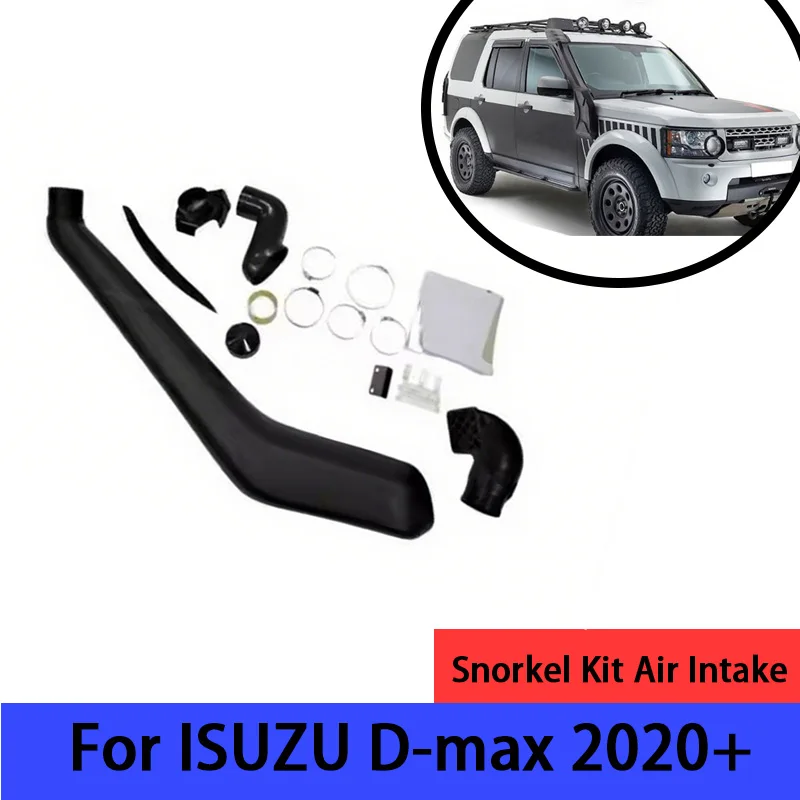 

Air Intake Snorkel Kits For ISUZU D-max 2020+RG01 MY21 3.0L Diesel Exterior Accessories Wader Breath Hose Pipe