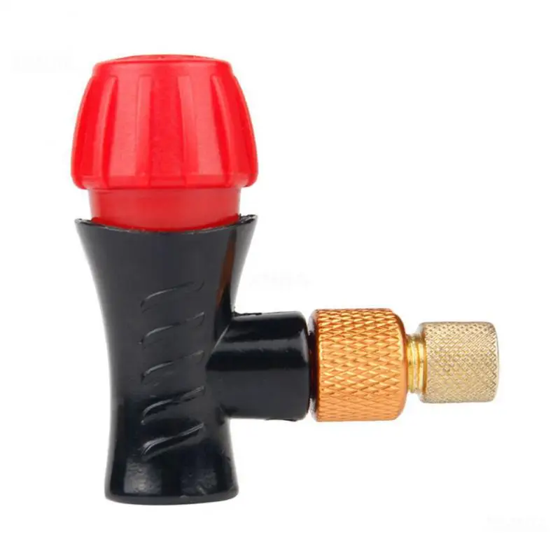 Portable Pump Head Convenient User-friendly Efficient Co2 Gas Bottle Pump Presta Schrader Valve Portable Inflator Innovative