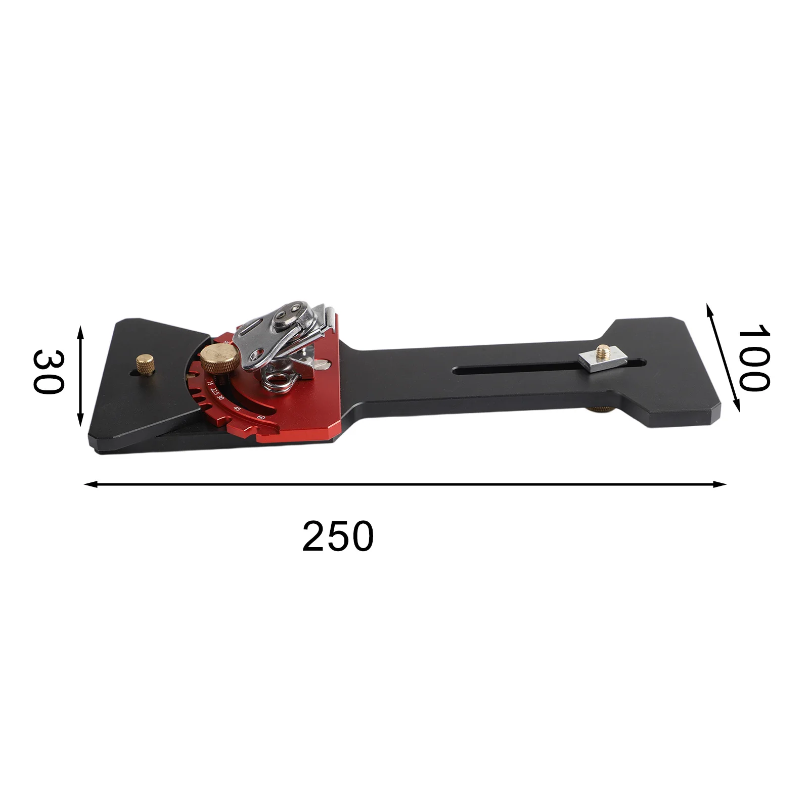 Precision Aluminum CNC 90° Angle Guide Stop Block Rail Saw For Track & Circular Saws 90-Degree Positioning Rail Saw