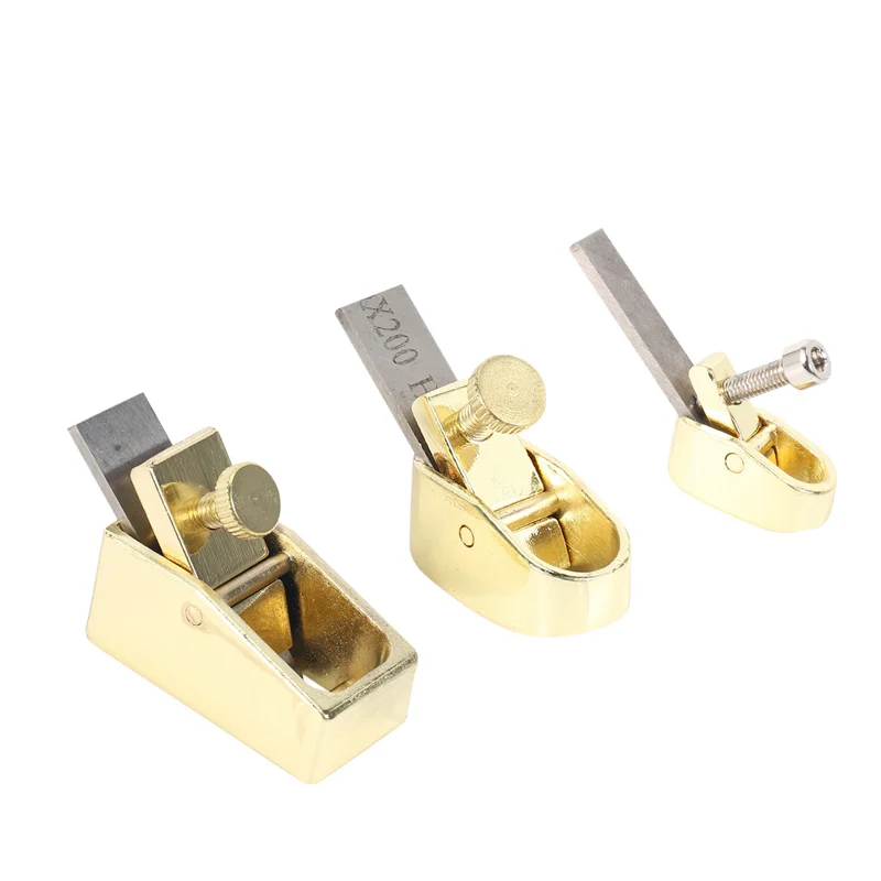 

Dropship-15 Piece Woodworking Plane Cutter Set Curved Sole Metal Copper Luthier Tool Violin Viola Cello Wooden Instrument