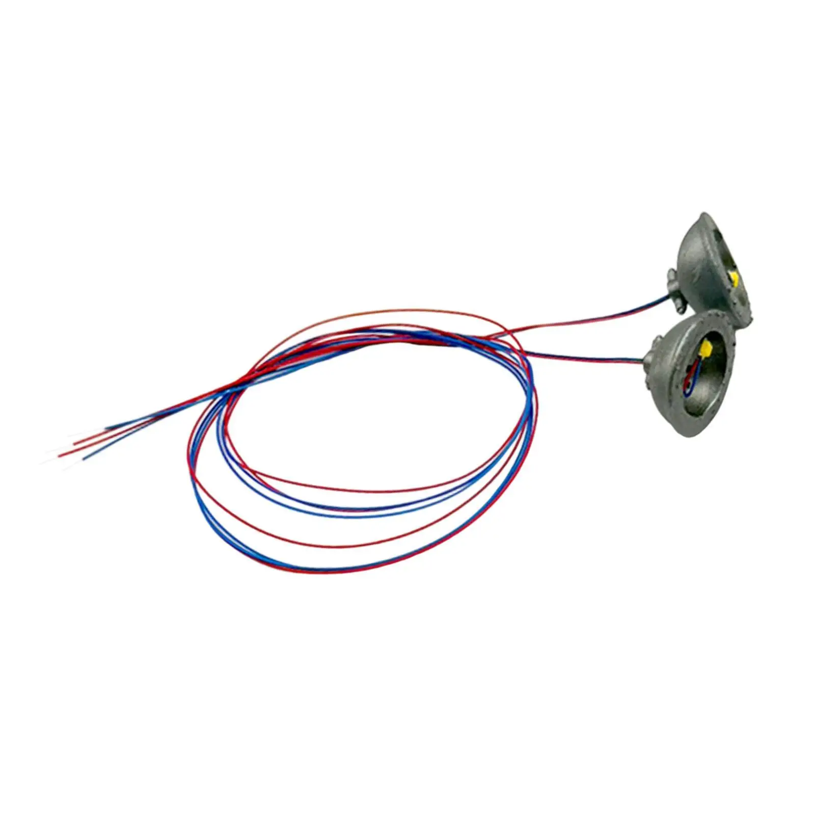 2 個ミニチュアモデル倉庫ランプ 1/64 スケールモデルビルディング LED 鉄道レイアウト天井照明シーン Dly アクセサリー用