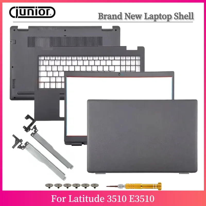 

New Cover For Latitude 3510 E3510 LCD Screen Back Cover Front Bezel Hinges Palmrest Upper Top Case Bottom Cover 08XVW9 0G50DR