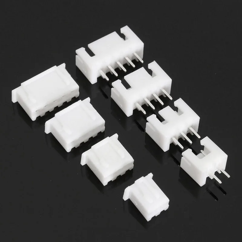 40PCS XH2.54 2p 3p 4p 5 pin 2.54mm Pitch Terminal Kit Housing Pin Header JST Connector Wire Connectors Adaptor diy electronics