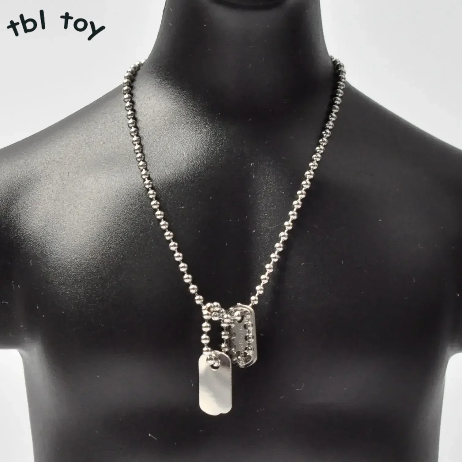 1/6 Scale Necklace DOGTAG fit for 12in Action Figure Female/Male Soldier Doll Toys