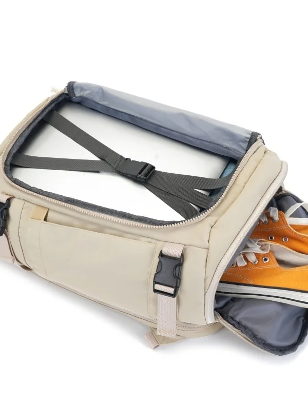 Multi-Functional Travel Backpack Unisex Large Capacity Lightweight Business Casual Laptop Bag with Independent Shoe Compartment