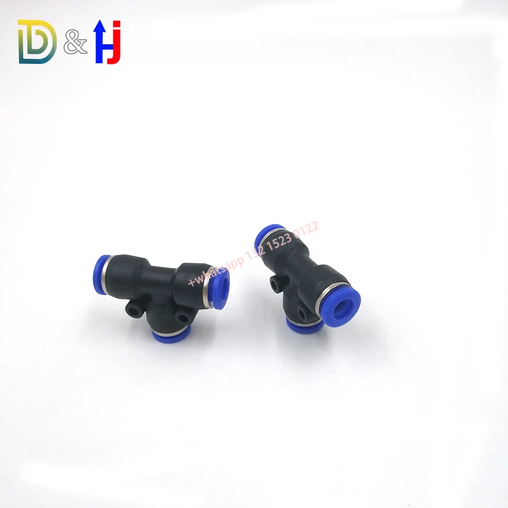 Pneumatic Fitting Pipe Air Connector, Quick Release Fittings, Water Push In Hose Plastic Connectors, 4mm, 6mm, 8mm, 10mm, 12mm