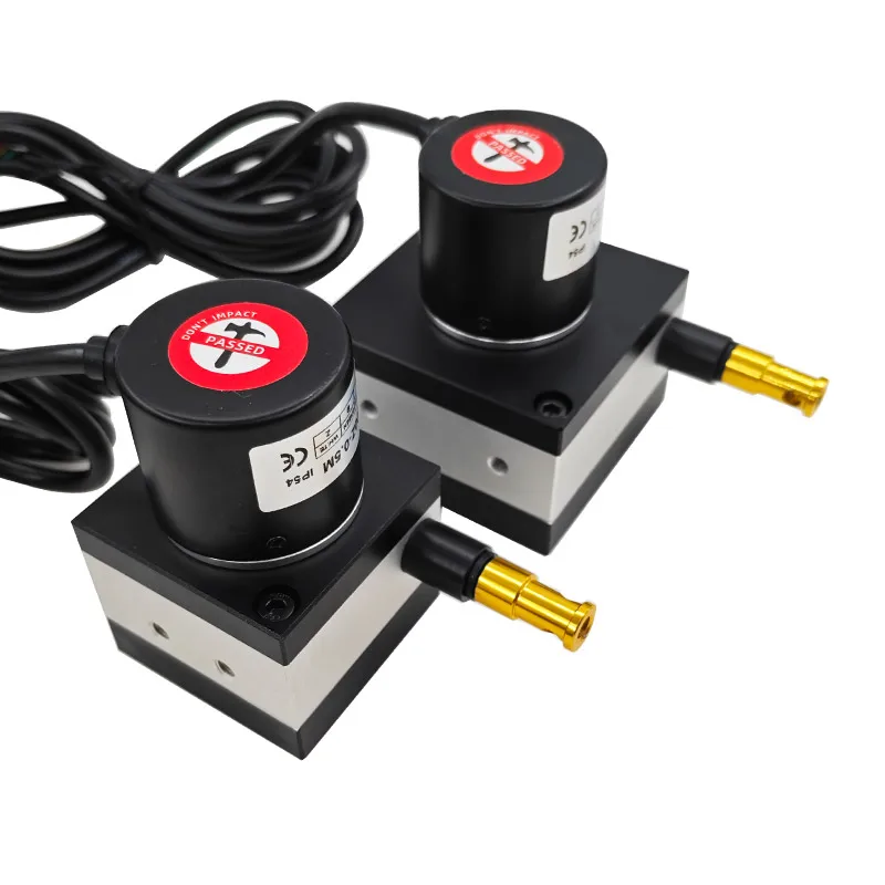 

Pull rope displacement sensor, linear distance measurement, wire encoder, electronic ruler, pulse analog quantity 0-10V 4-20mA