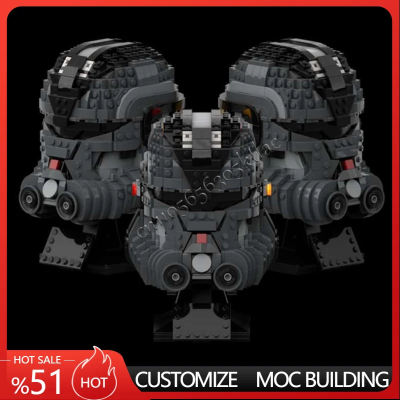 

1101PCS Space Clone Army Battle Bad Batch Helmet Clone Echo Star Movie Ultimate Collection Assembly Puzzle Children birthday Xma