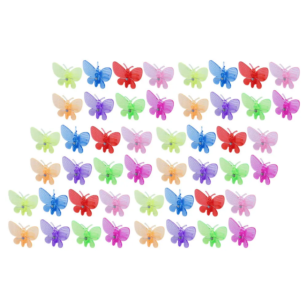 

80Pcs Transparent Orchid Clips Butterfly Climbing Clamp 3.5cm Reusable Plant Support for Garden Orchids Vines Flowers