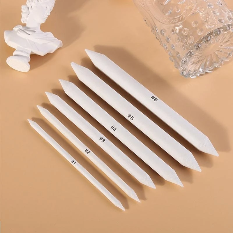 090F 6 комплект двойной для карандашей для затенения головы для наброски для смешивания для художников L