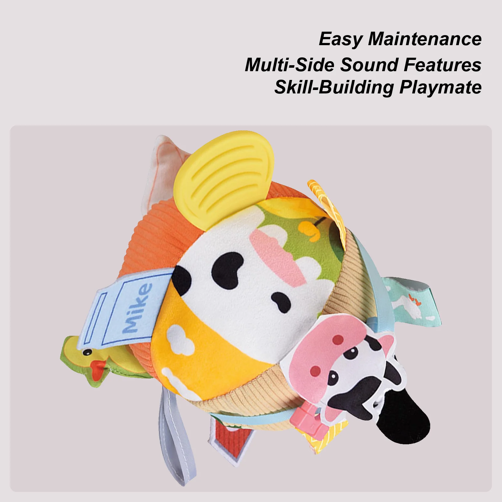 Baby Ball Toy Baby Grasp Ball Textured Chew Toy For 0-6 Months Hand Grasp Motor Skill Development Sensory Play Learning Teething