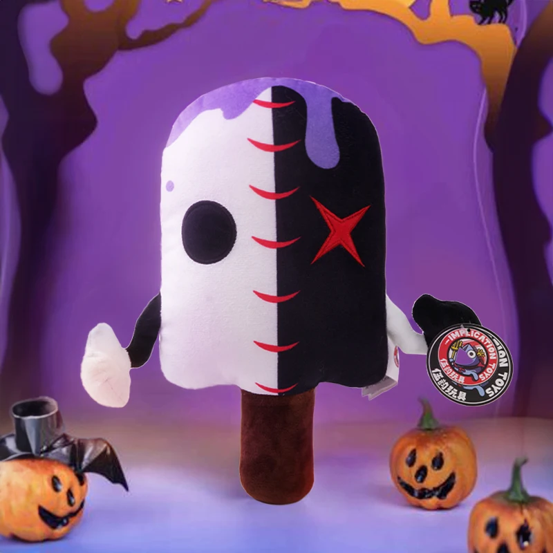 30Cm Halloween Devil Racket Popsicle Pluche Pop Speelgoed Gevulde Terreur Schedel Kerstdag/Verjaardag/Valentijnsdag Kids Cadeaus