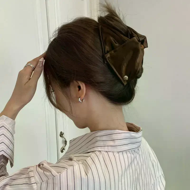 French Shell Triangle Hair Clips Women's French Luxury Shark Clip Hair Accessories Premium Sense Commuter Hair Clip