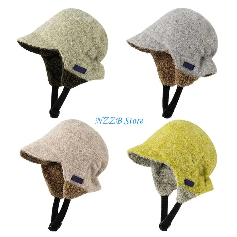 

T21F Windproof Plush Ear Flap Cap Ear Cover For Cycling Snowboarding Daily Wear