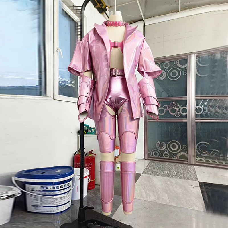 Nowe stroje do tańca laserowego dla kobiet Sexy Gogo Dance Costumes Pole Dance Sets Bar Nightclub Ds Dj Party Stage Rave Wear Set