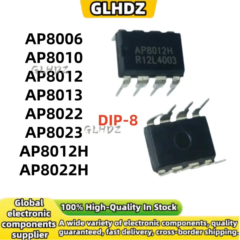 10UNITS DIP-8 AP8006 AP8010 AP8012 AP8013 AP8022 AP8023 AP8012H AP8022H in stock