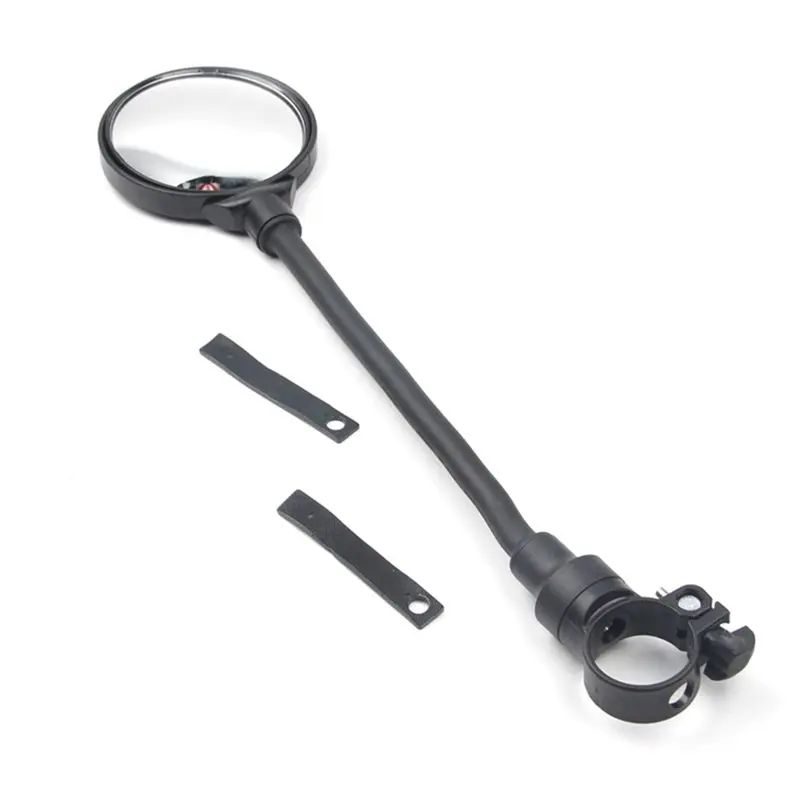 [MEGAL SALE]Bike Mirror Scooter Mirror Handlebar Mirror 360°Adjustable Handlebar Mount Long Extension