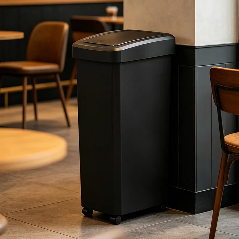 Large Industrial Outdoor Sorting Trash Can With Lid,Commercial Big Garbage Bin For Outdoor Kitchen Food Waste Separation Use
